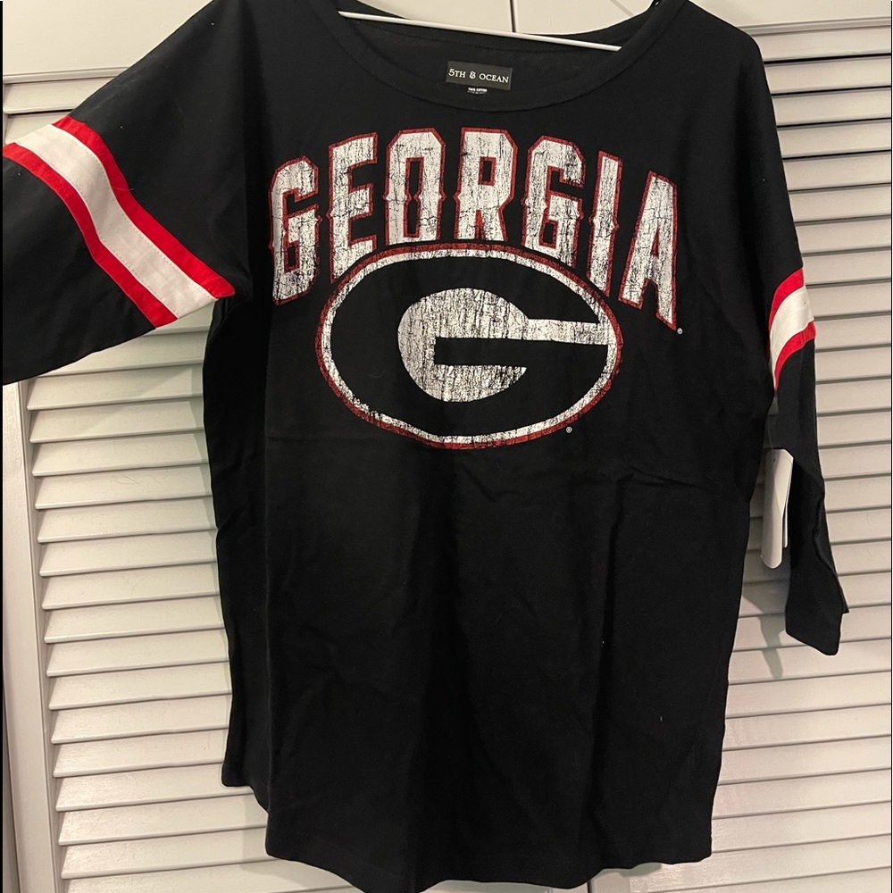 Georgia Bulldogs Ragland 3/4 top size Medium